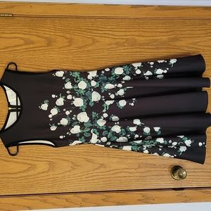 White Rose Cocktail Dress